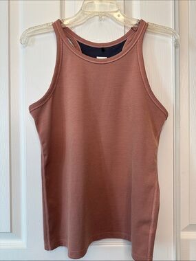 Women's Ribbed Prana Beksa Yoga  Tank Top - Dusty Rose Soft Pink